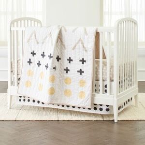 Crate & Kids Freehand Baby Quilt Blanket